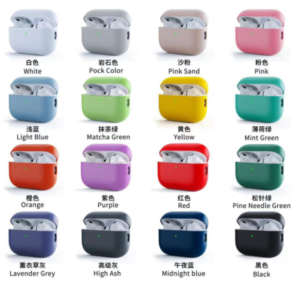 Capa Case Silicone Protetora para fone apple AirPods pro 2 em Oferta na Shopee