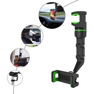 Suporte Automotivo para Celular Retrovisor Articulado Universal 360° LE-059 em Oferta na Shopee