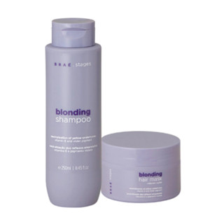 Kit Braé Stages Blonding Shampoo Máscara (2 produtos) em Oferta na Shopee