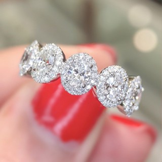 S925 prata esterlina geométrica zircão anel simples moda jóias senhoras presente 5 em Oferta na Shopee