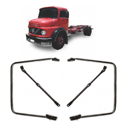 Braço Suporte Espelho Retrovisor Modelo Original Mb 1113 em Oferta na Shopee