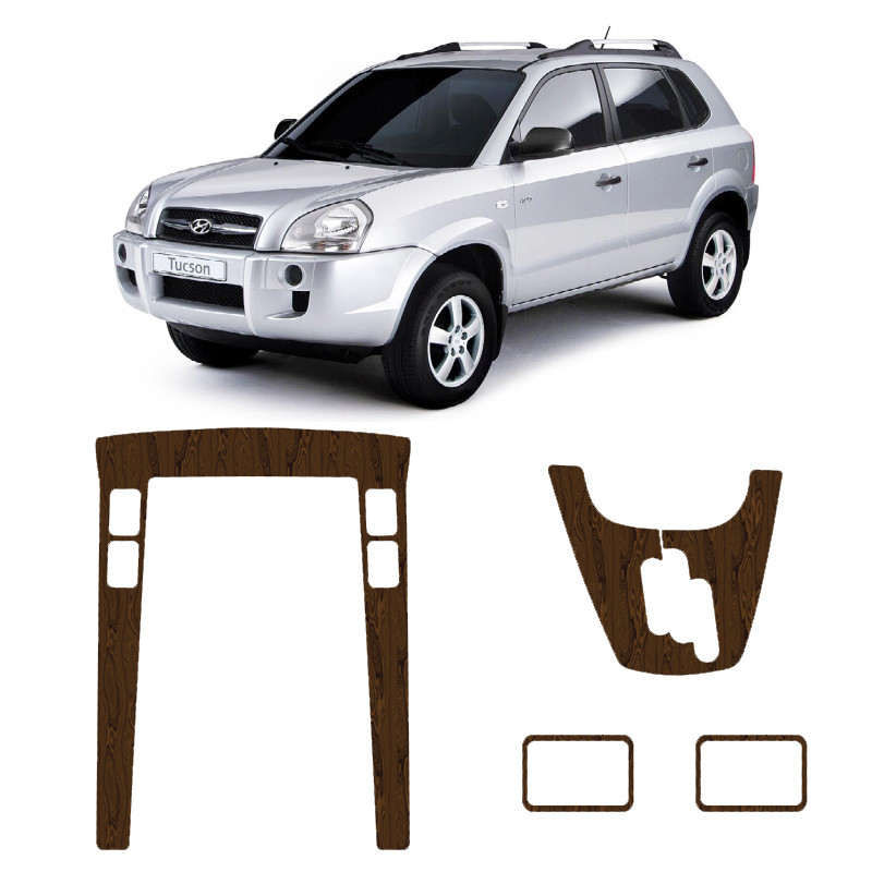 Adesivos Painel Compativel  Tucson 2016 Automatico Madeira em Oferta na Shopee