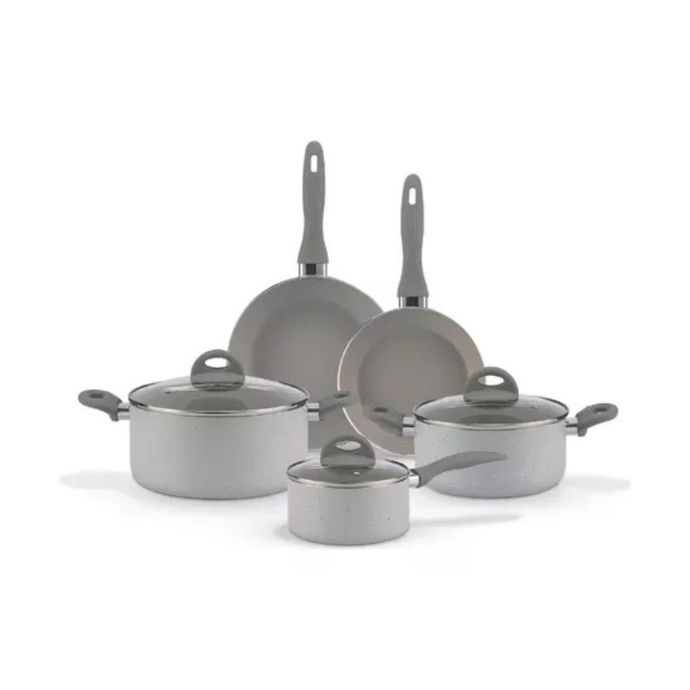 Conjunto de Panelas Ceramic Life Marble Blend - 5 peças em Oferta na Shopee