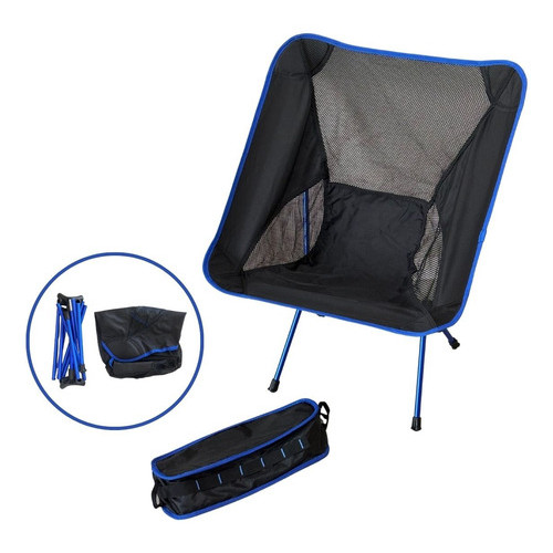 Cadeira Camping Dobrável Com Bolsa De Transporte Praia Top em Oferta na Shopee