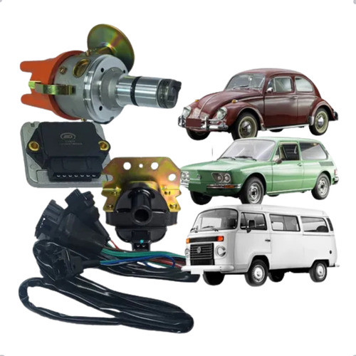 Kit Ignição Eletrônica Sensor Hall Bobina Fusca Kombi em Oferta na Shopee