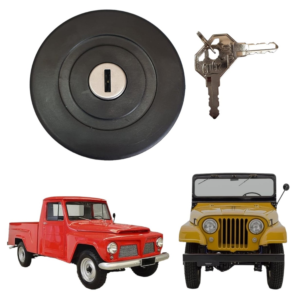 Tampa Do Tanque Jeep CJ5 / Rural / F 75 Ford Willys 66/83 Click