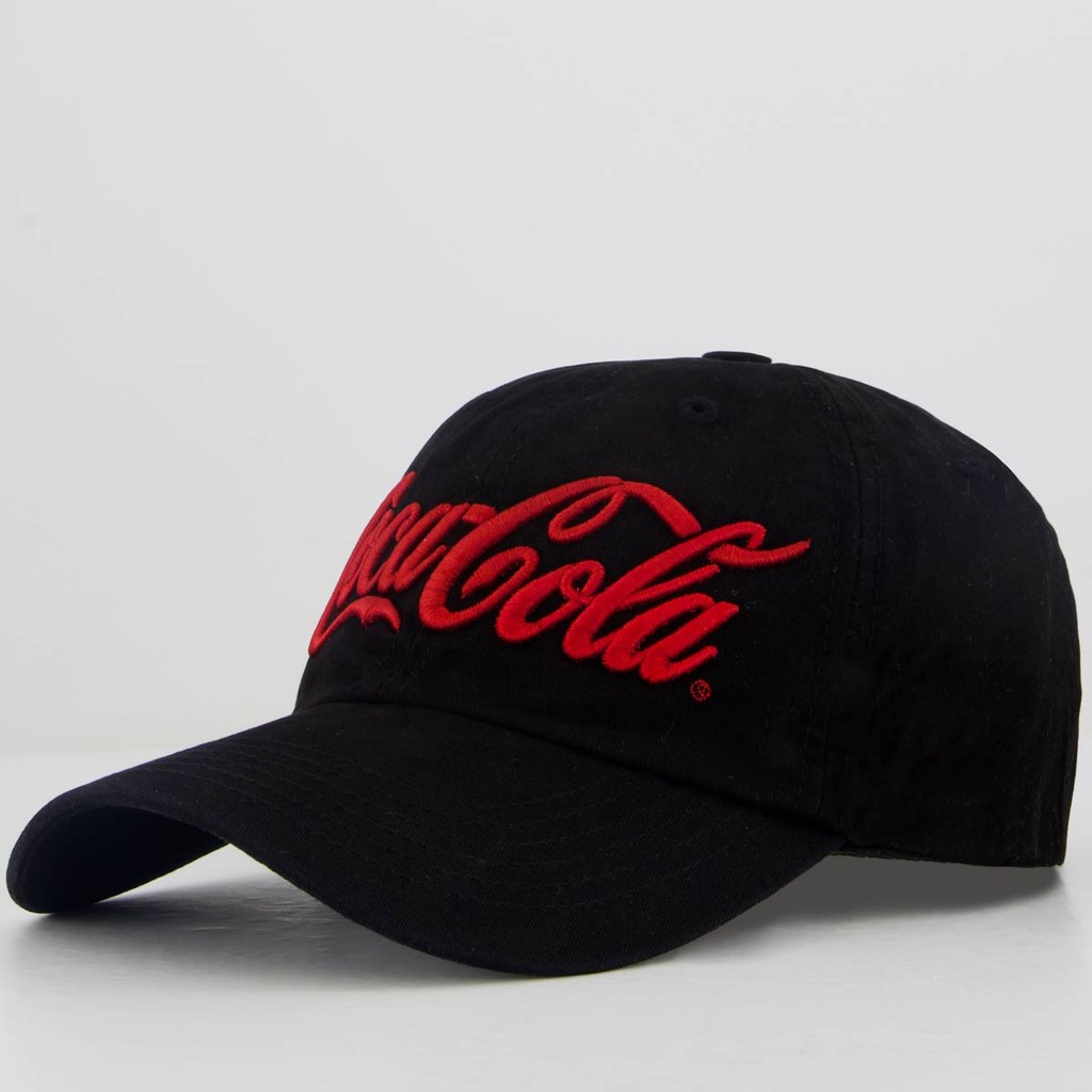 Boné Coca Cola Logotipo Preto