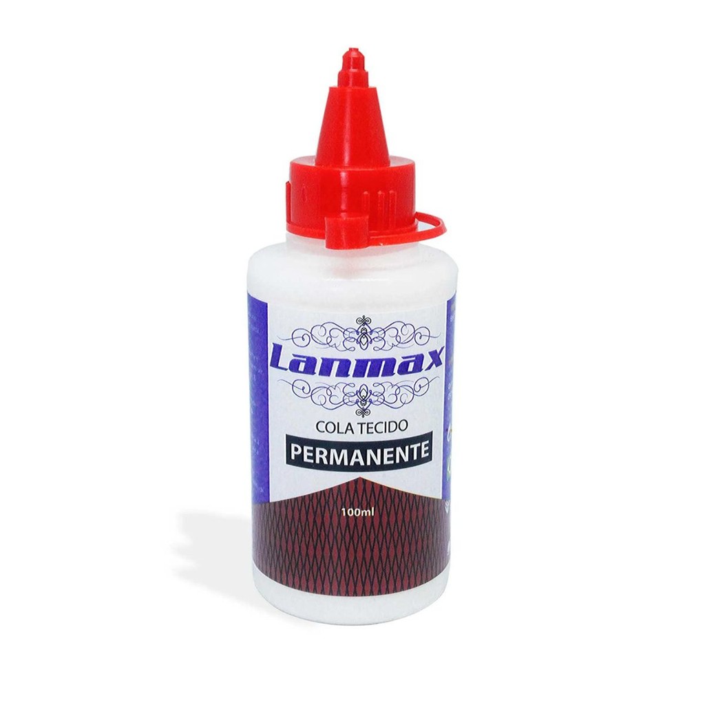 Cola para Tecido Permanente Artesanato Patchwork Lanmax 100ml em Oferta na Shopee