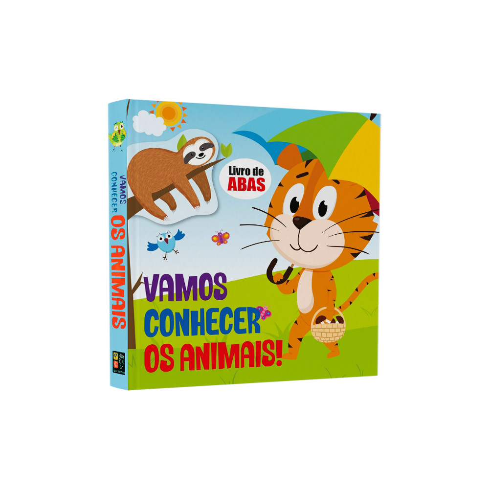 Livro De Abas | Vamos Conhecer Os Animais! em Oferta na Shopee