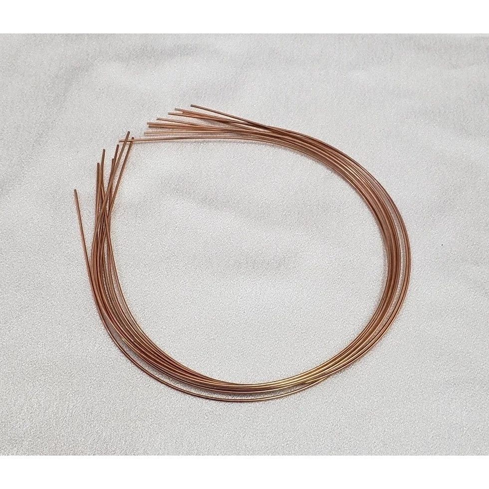 10pçs Tiara Arco Base Arame Metal Cobre Fina 1.5mm