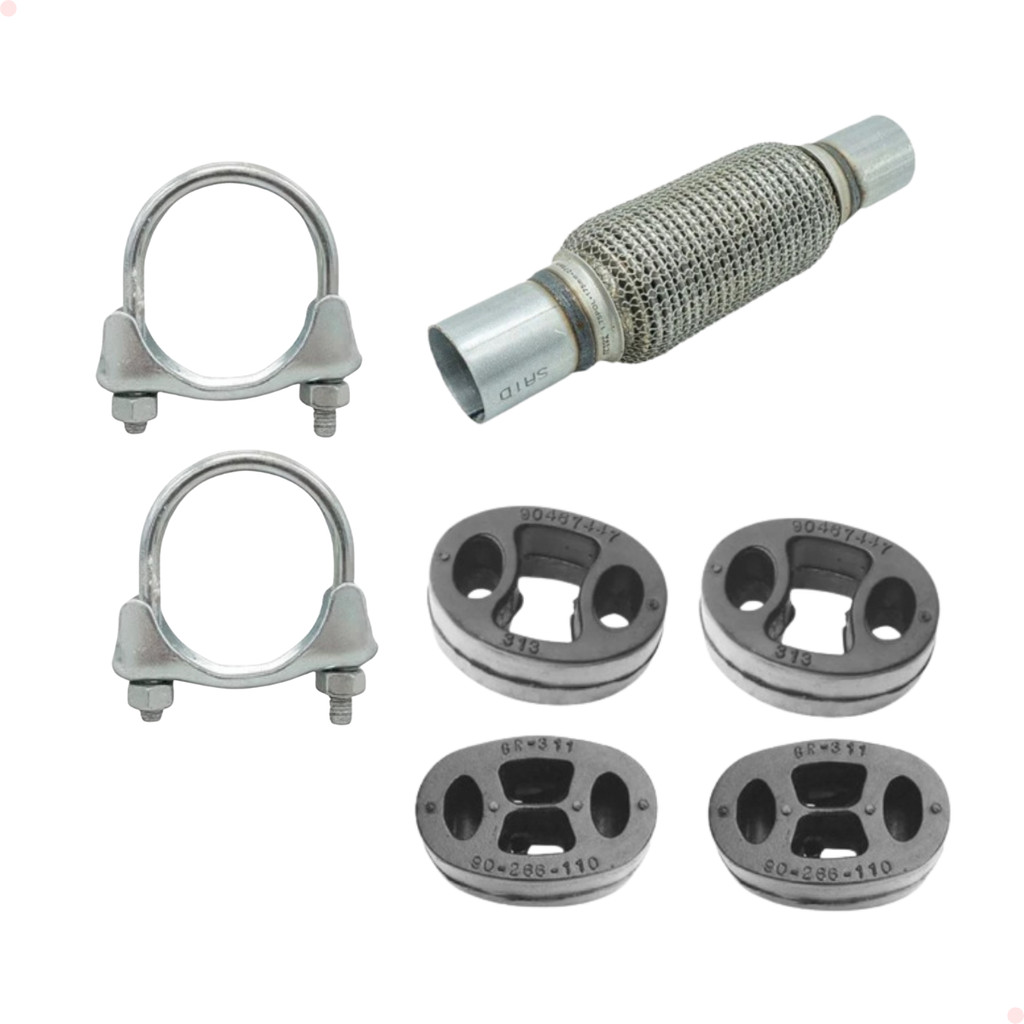 Kit Borracha Coxim Escapamento Corsa Celta Prisma Kit C/ 4pç