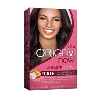 Alisante em Creme Origem Now Flores e Frutas Forte em Oferta na Shopee
