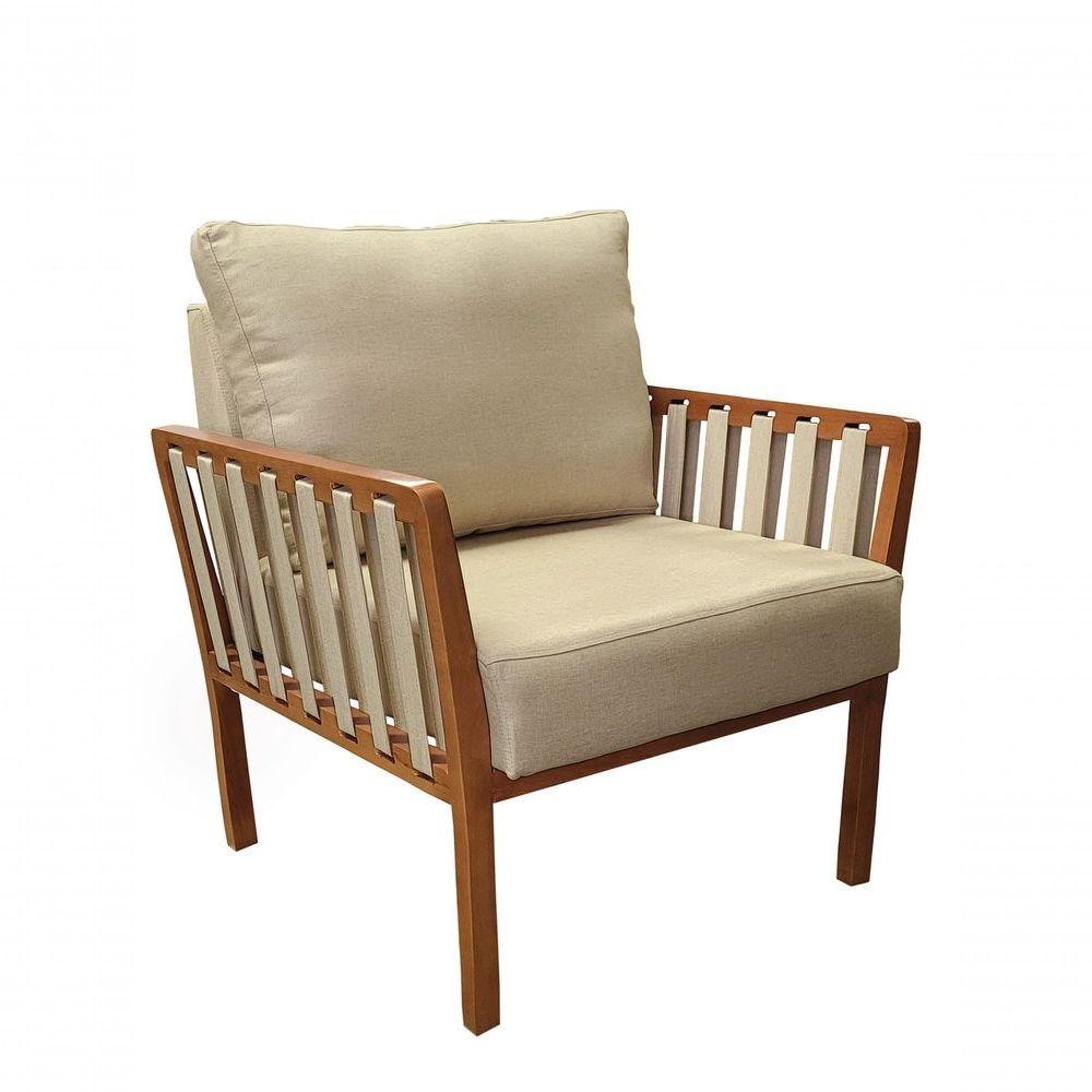 Poltrona Luxo Califórnia Bege Linho 1006 em Oferta na Shopee