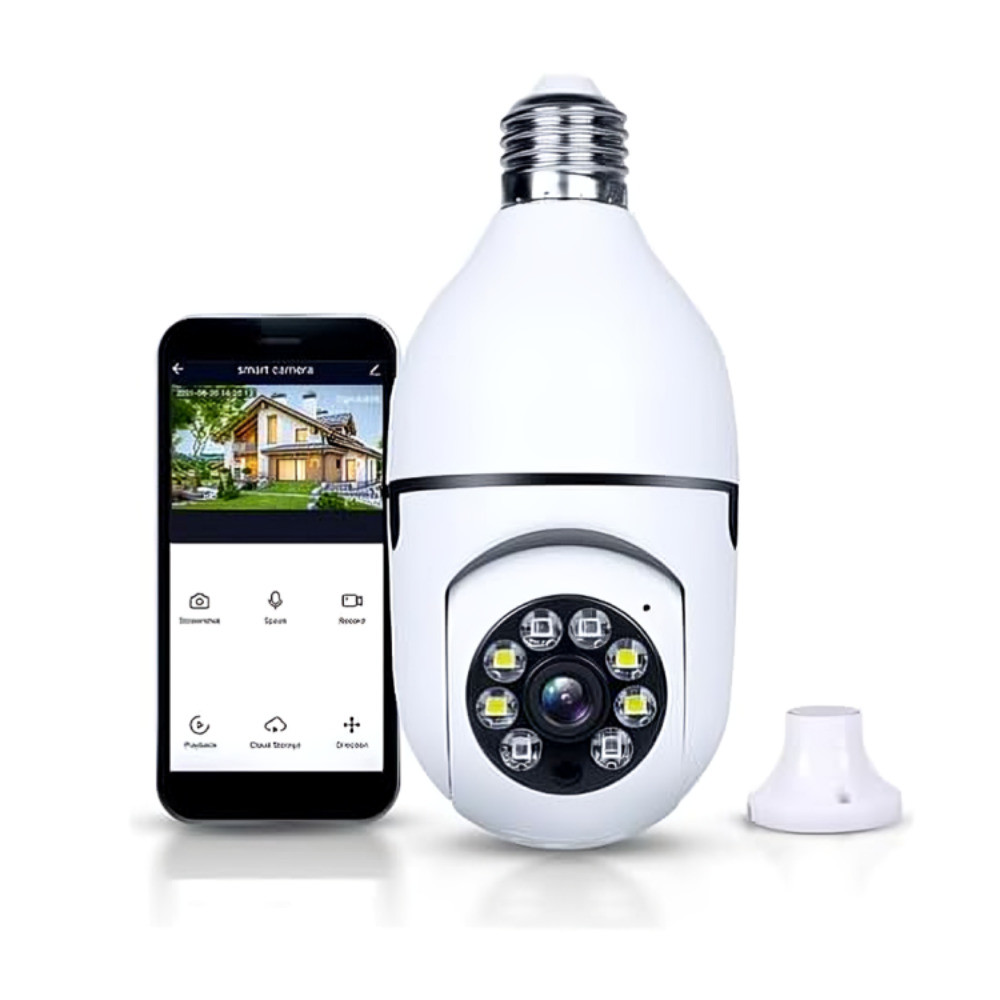 Kit 1/2/3 Câmera Segurança Prova D'água Infravermelho Lâmpada Sem Fio Wifi Envio Imediato em Oferta na Shopee