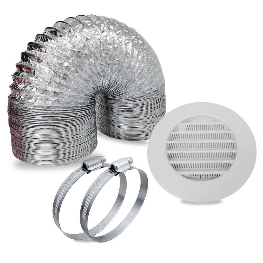 Kit Duto Ventilação Ar Instalação De Coifas 150mm 3 Metros