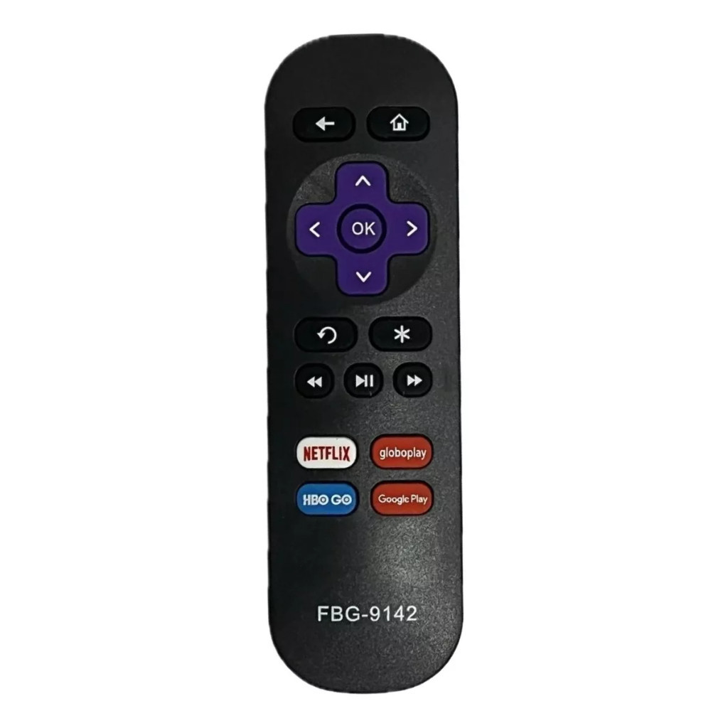 Controle Para Roku Tv Express Netflix Hbo Go