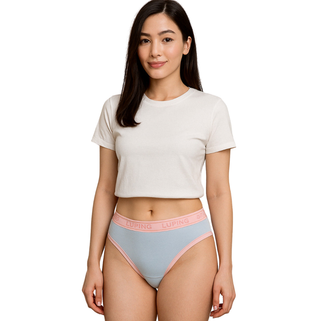 Kit 10 e 5 Calcinhas Algodão Lisa e Estampada Cos Alto Tanga Cintura Alta Confortáveis Forro 100% em Algodão