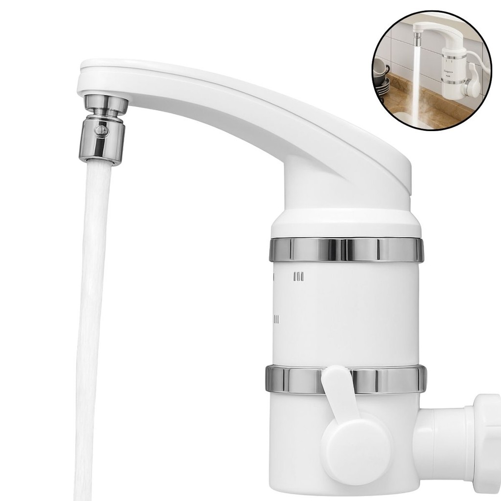 Torneira Elétrica De Parede Elegance 4T Branca Fame em Oferta na Shopee