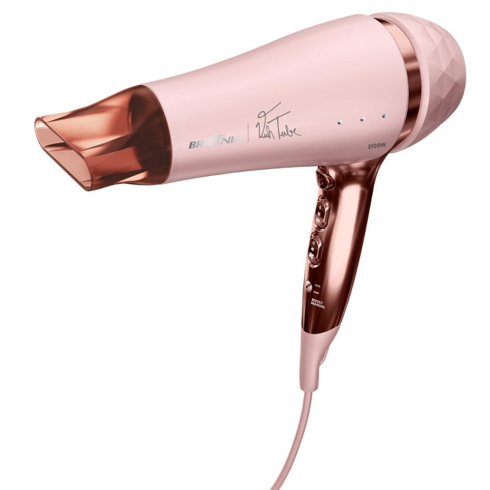 Secador de Cabelo Britânia Viih Tube BSC21A Tourmaline em Oferta na Shopee
