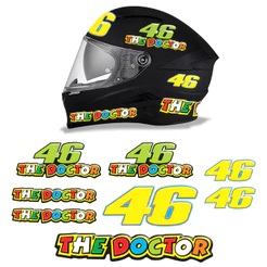 Kit de Adesivos para Capacete 46 The Doctor Resinado