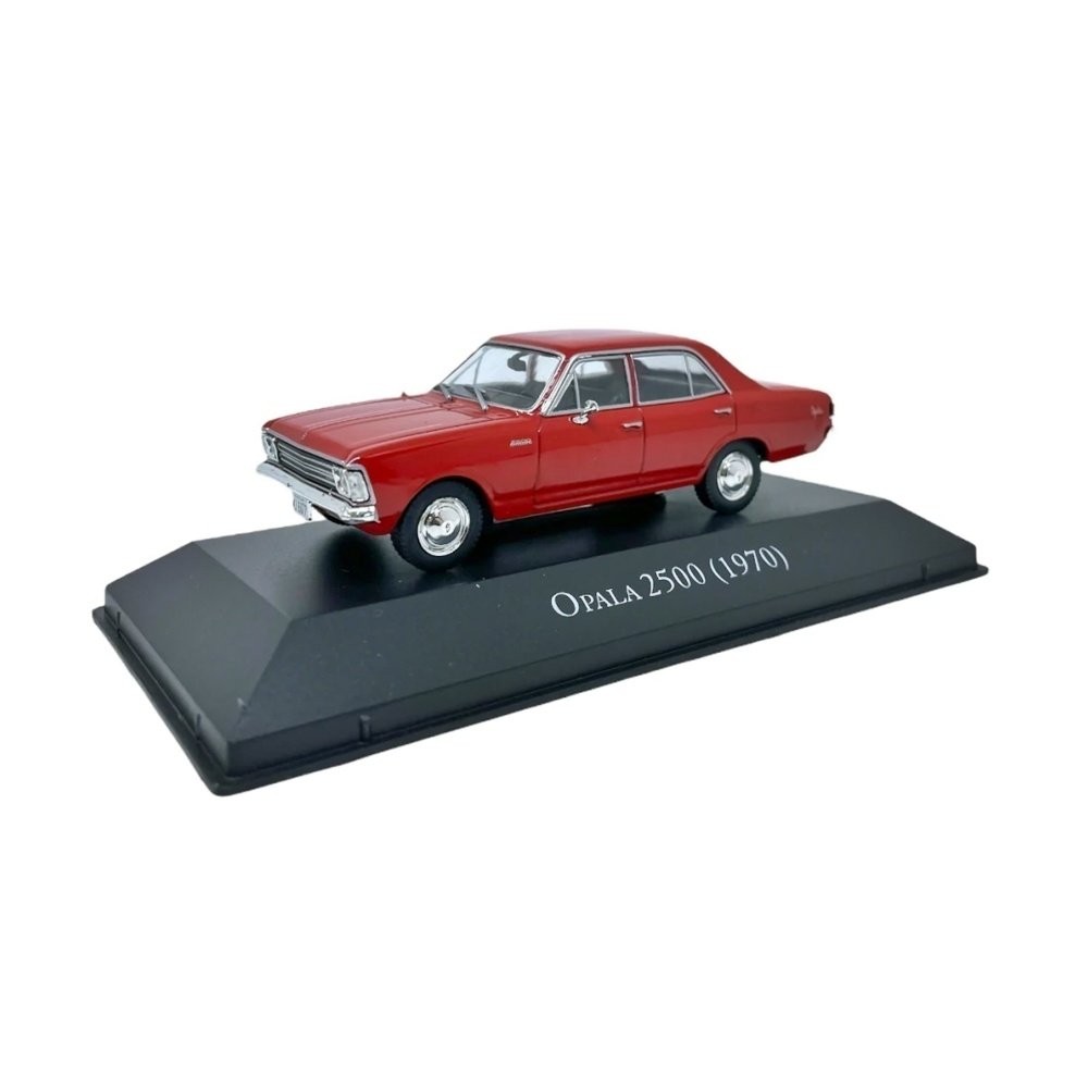 Miniatura Carro Chevrolet Opala 2500 (1970) - Chevrolet Série Ouro - Vermelho - 1:43 - Luppa