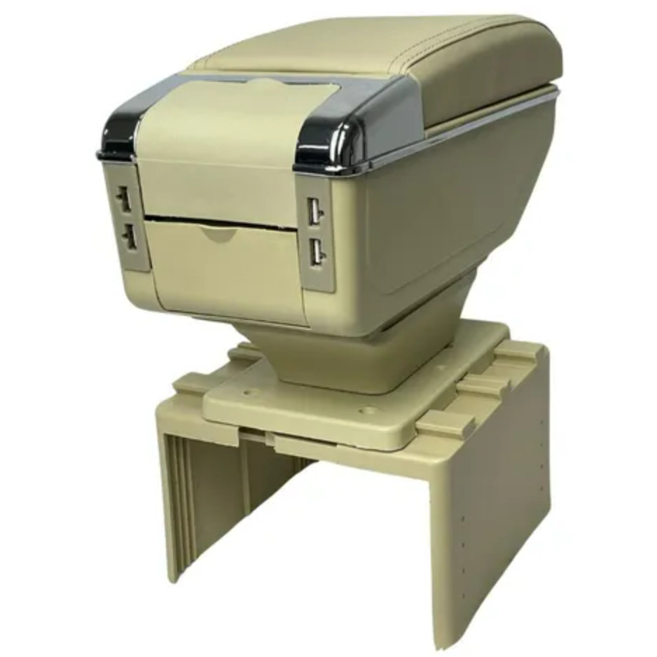 Console Apoio De Braço Bege Universal Com 7 Entradas Usb Encosto em Oferta na Shopee