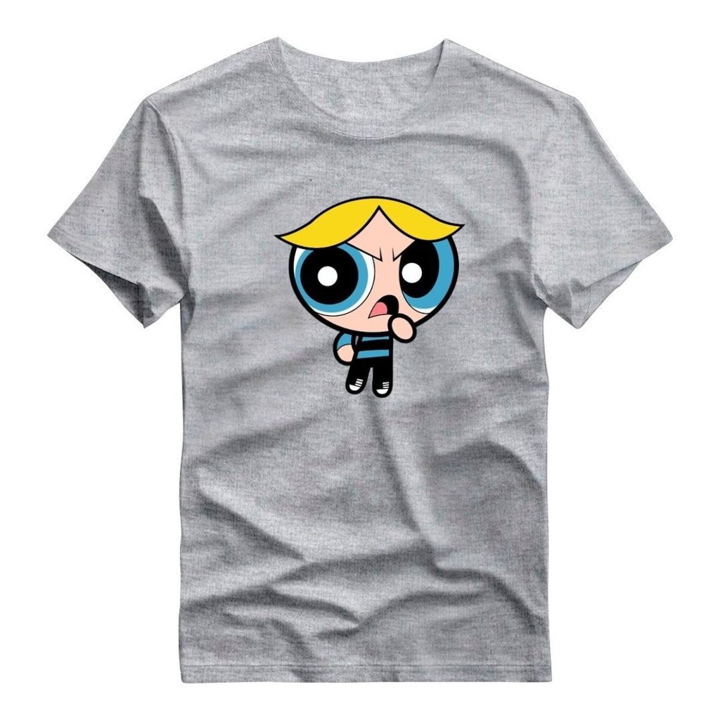 Camiseta Estampada Meninas Superpoderosas Lindinha Feminina Unissex Algodão Casual