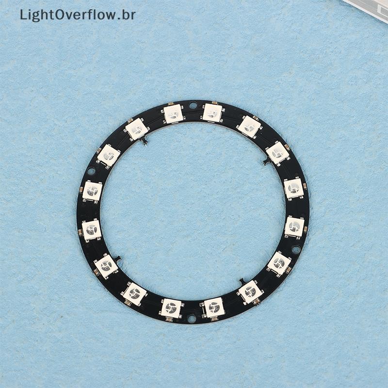 [LightOverflow] WS2812B Anel De Pixel Endereçável Individualmente 1/3/7/8/12/16/24 LEDs WS2812 Módulo De Led IC 5050 RGB
