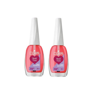 Kit 2 Bases Colorama Nutritiva Fortalecimento Nail Tint 8ml em Oferta na Shopee