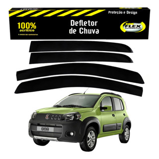 Calha Defletor Chuva Uno Way 1.0 1.4 4 Portas 2010 A 2016 em Oferta na Shopee
