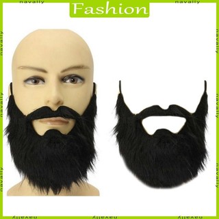 nava Halloween Barba Falsa Engraçado Bigodes Falsos Traje Acessório Disfarce Cabelo Facial