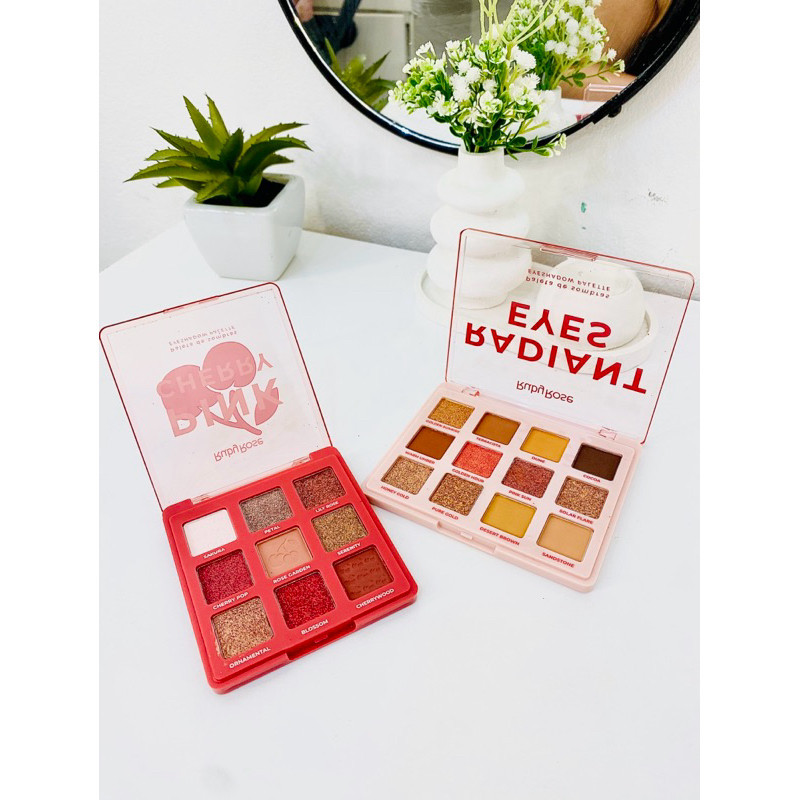 CHERRY RUNY ROSE Paleta de sombra Pink Cherry Rune linha rosa Ruby Rose