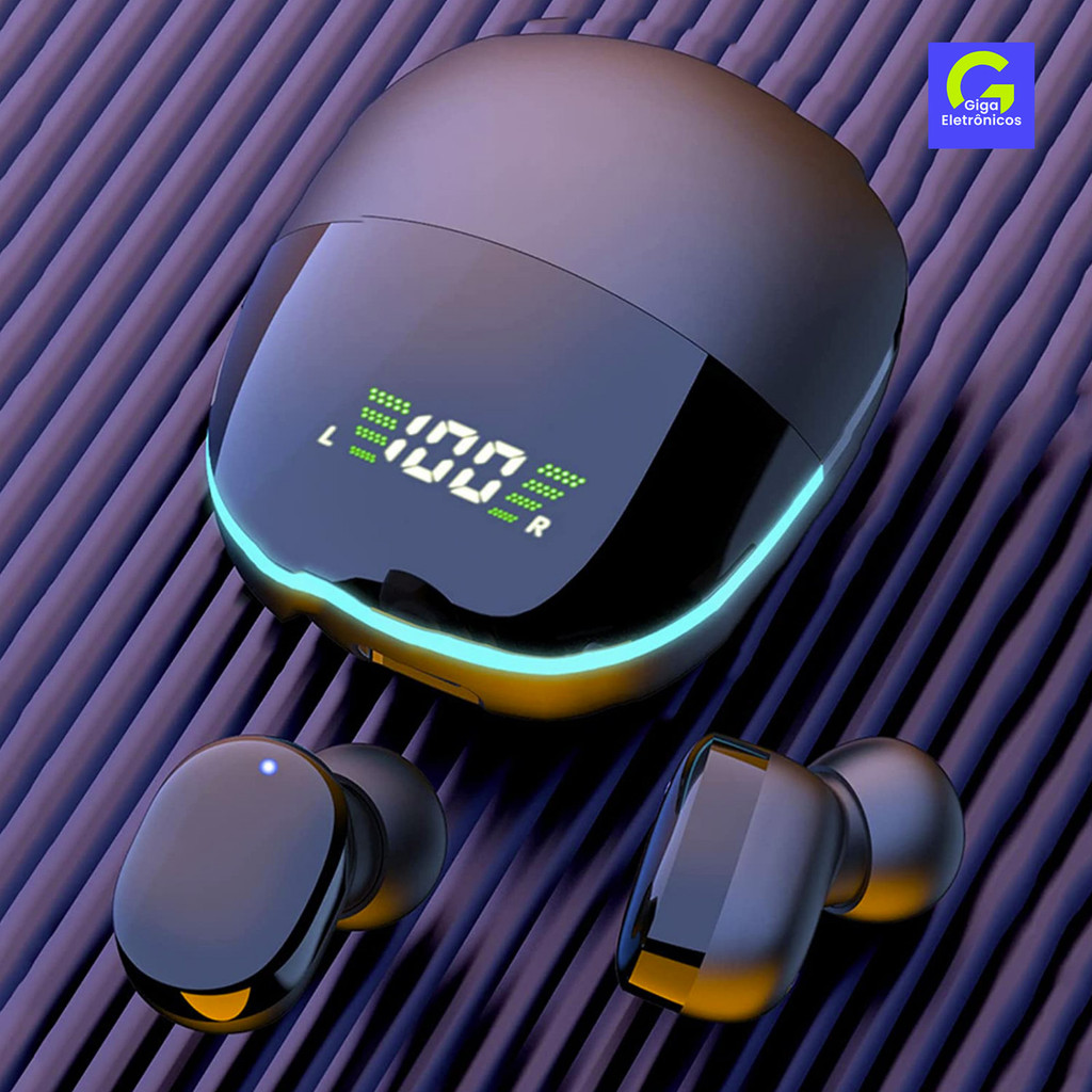 Som Estéreo HiFi G9S/E6S Fone De Ouvido Gaming, Bluetooth Sem Fio, À Prova D'água, Ruído Cancelado, Microfone - TX