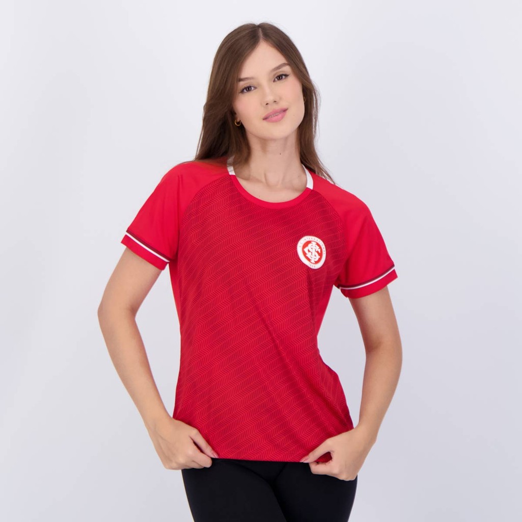 Camisa Internacional Strong Feminina Vermelha - Sports & Outdoors