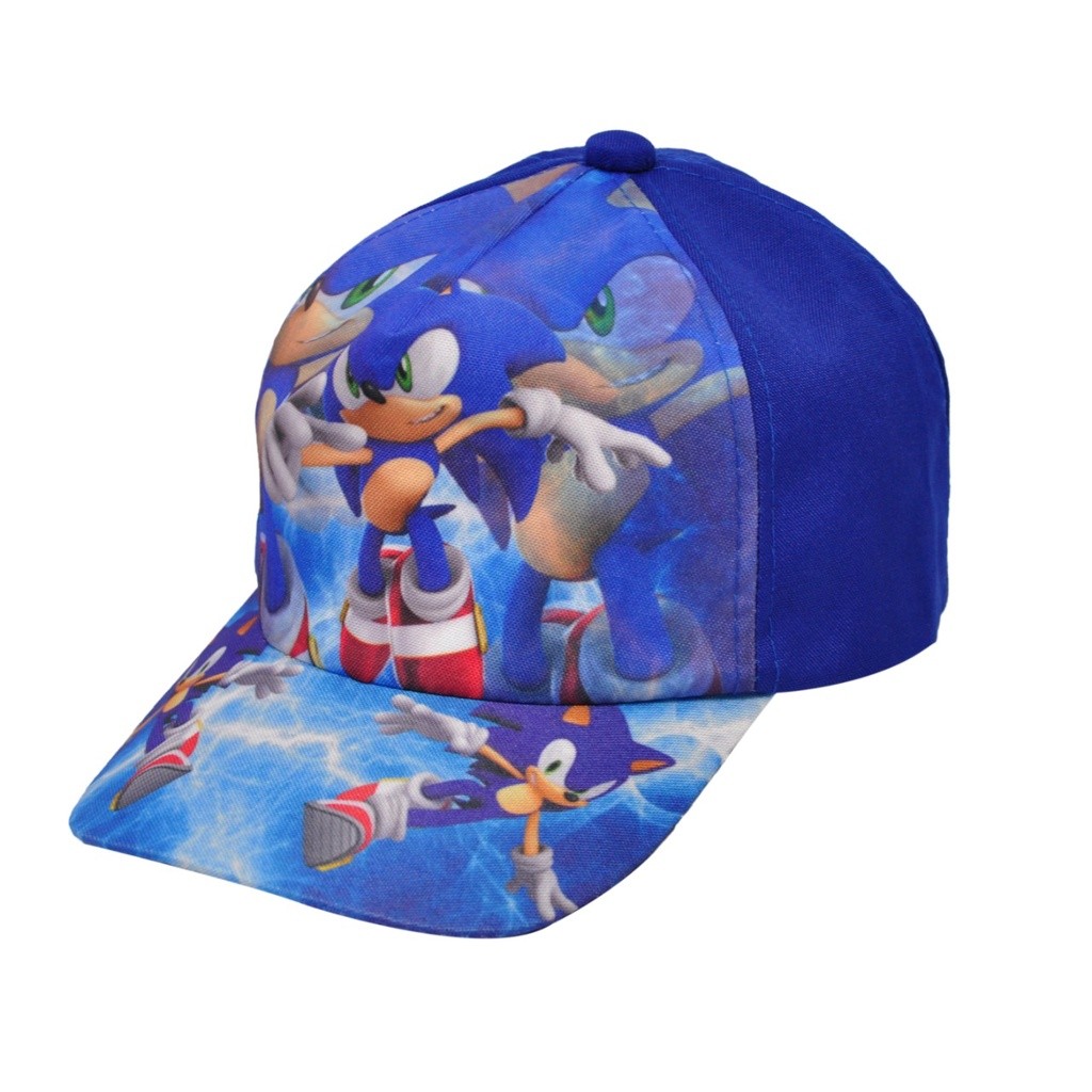 Boné Infantil Masculino Personagens Sonic/Homem Aranha/Hulk/Gamer/Aranha/Futebol/Preto Menino Novo