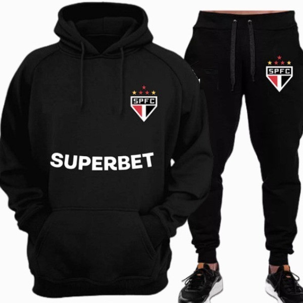 Conjunto Moletom Casaco + Calça Blusa De Frio Lançamento Times Brasileirão Conjunto Ref SP Atualizado em Oferta na Shopee