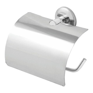 Suporte Papeleira Para Papel Higiênico com Tampa em Aço Inox em Oferta na Shopee