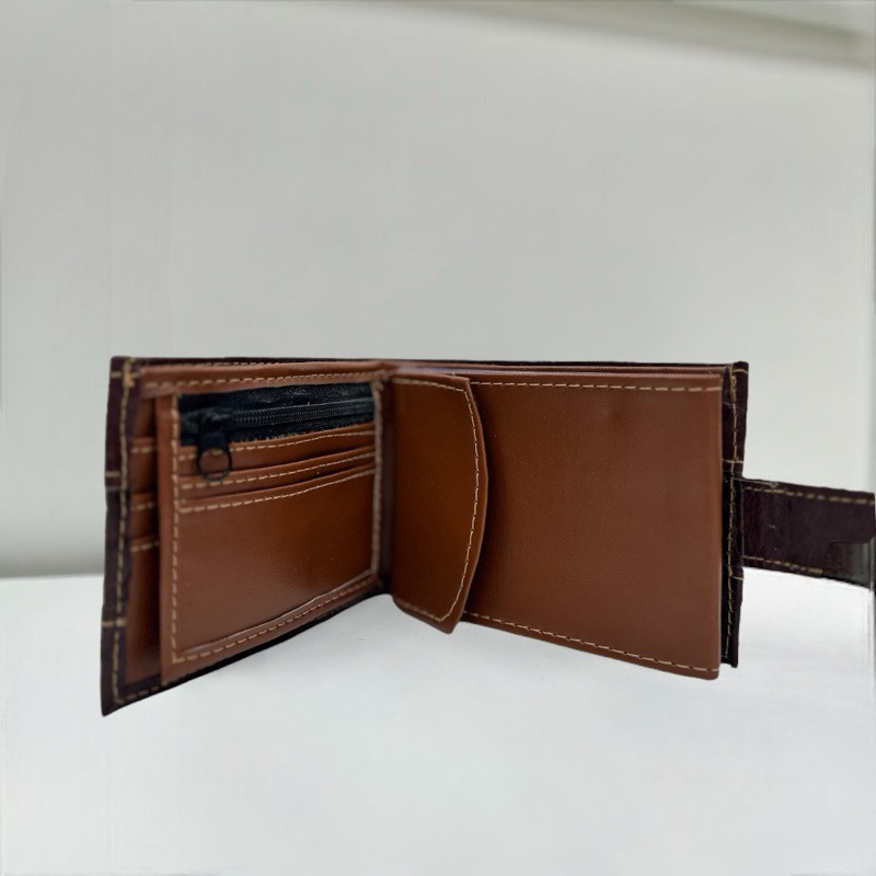 CARTEIRA MASCULINA EM COURO NITTY PORTA DOCUMENTO RG CNH NOTAS — imagem 2 de 2