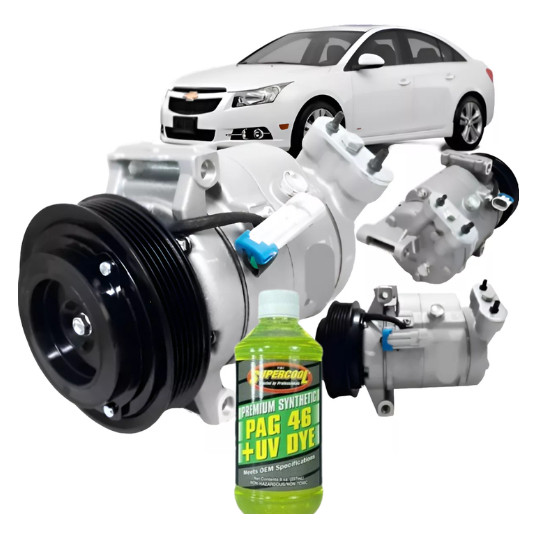 Compressor De Ar Condicionado Gm Cruze 1.8 Delphi + Óleo