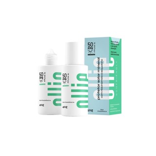 Ollie Protetor Solar Mineral Fluido FPS 50 FPUVA 16 em Oferta na Shopee