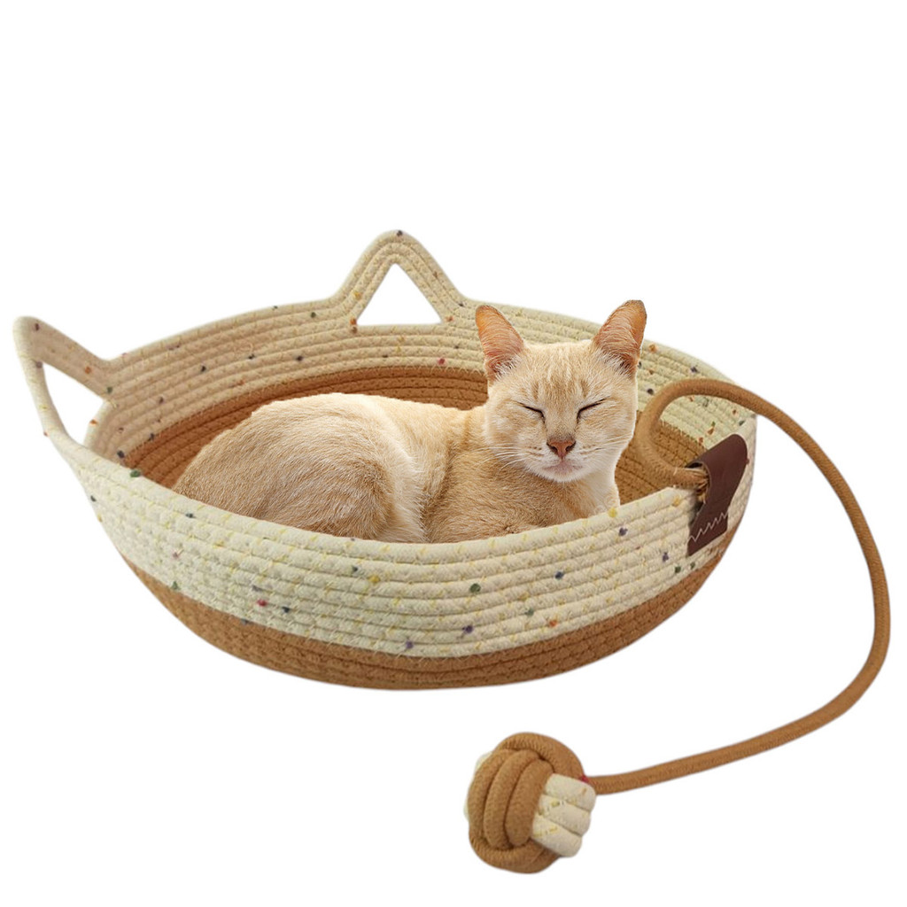 Cama Gato Cestinho Ninho Pet Felino Arranhador Caminha Rasqueadora Confortavel Animais Estimaçao Casa Petshop