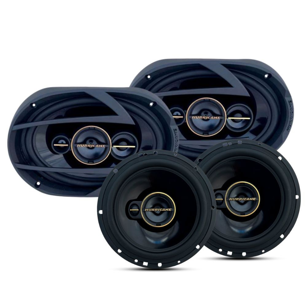 Kit Prático Hurricane Aurum a6t 6 e 6x9 a69q Polegada 380wrm