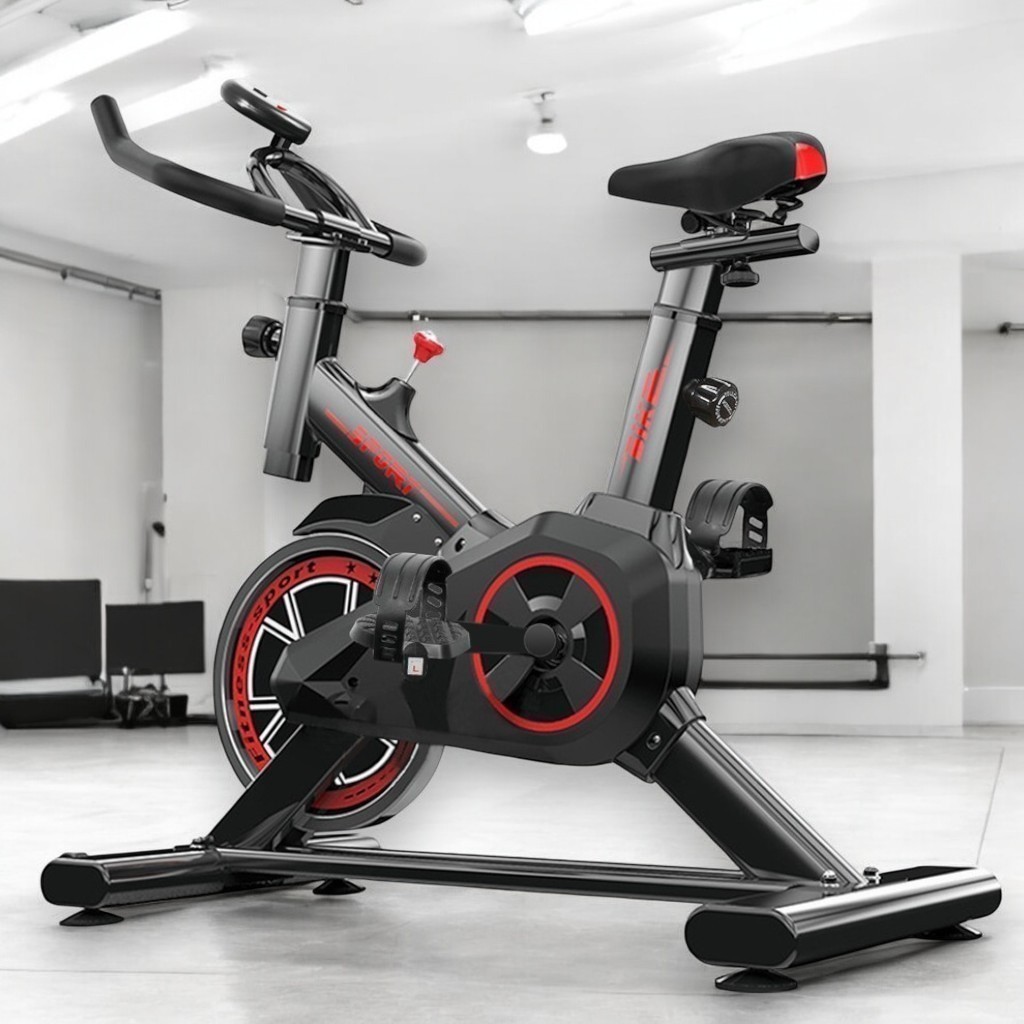 Bicicleta Spinning Ergométrica Para Exercícios Com Monitor Profissional Sport Suporta até ...