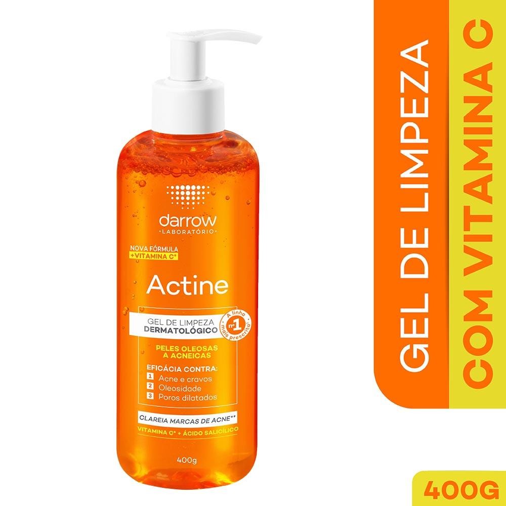 Actine Gel Para Limpeza 400g Oleosa E Acneica Pump em Oferta na Shopee
