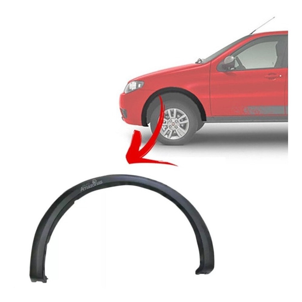 Moldura Paralama Dianteiro Esquerdo Fiat Palio Way 2014 100220218 em Oferta na Shopee