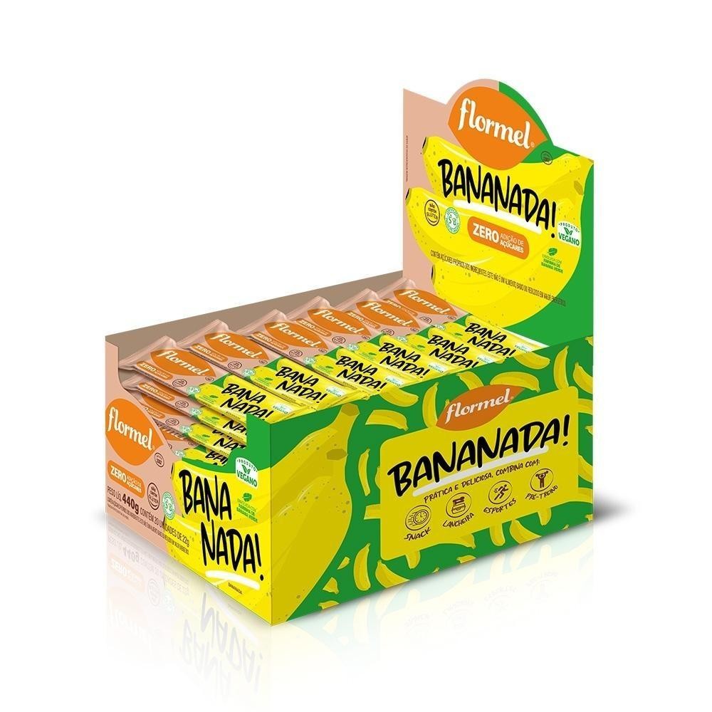 Flormel - Bananada Com Proteína 20 Unidades De 22G em Oferta na Shopee