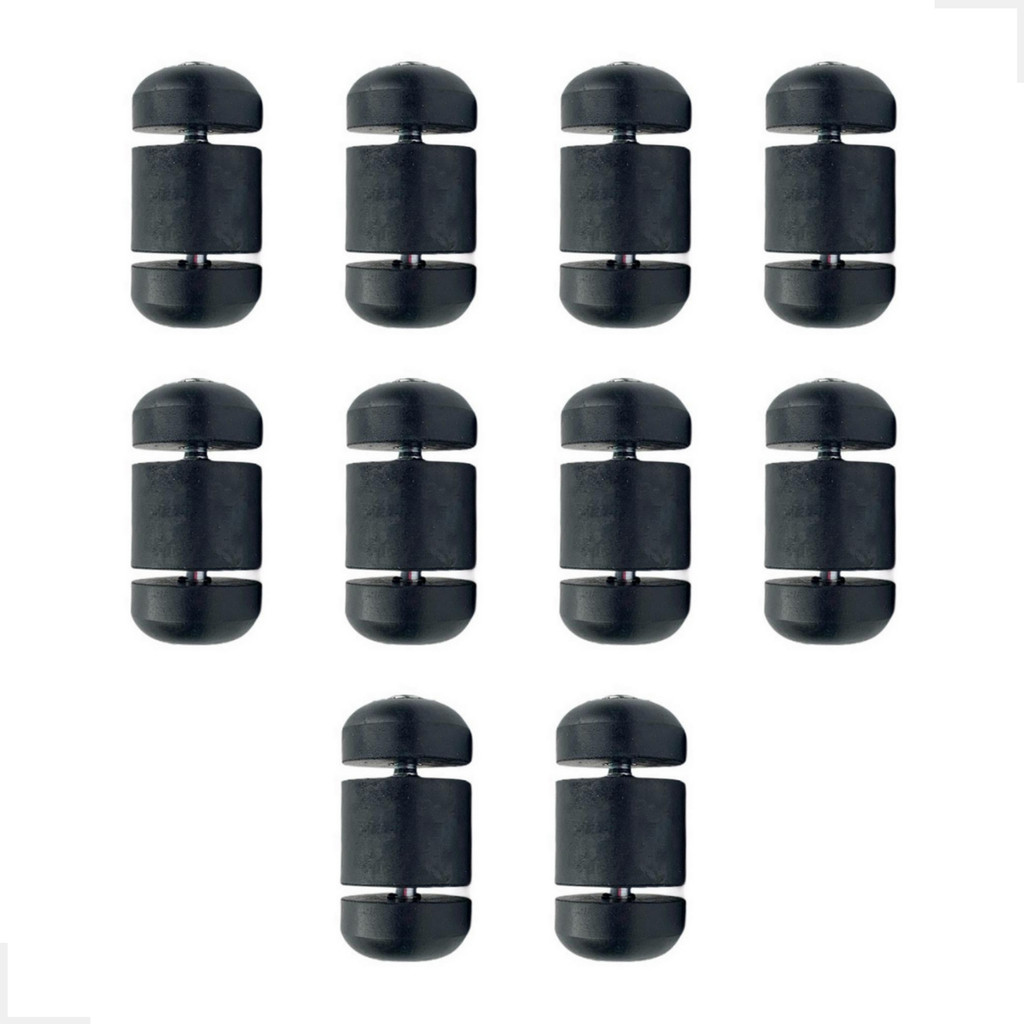 KIT 10 ROLETES BERÇO ROLLER CARRETA REBOQUE BARCO LANCHA