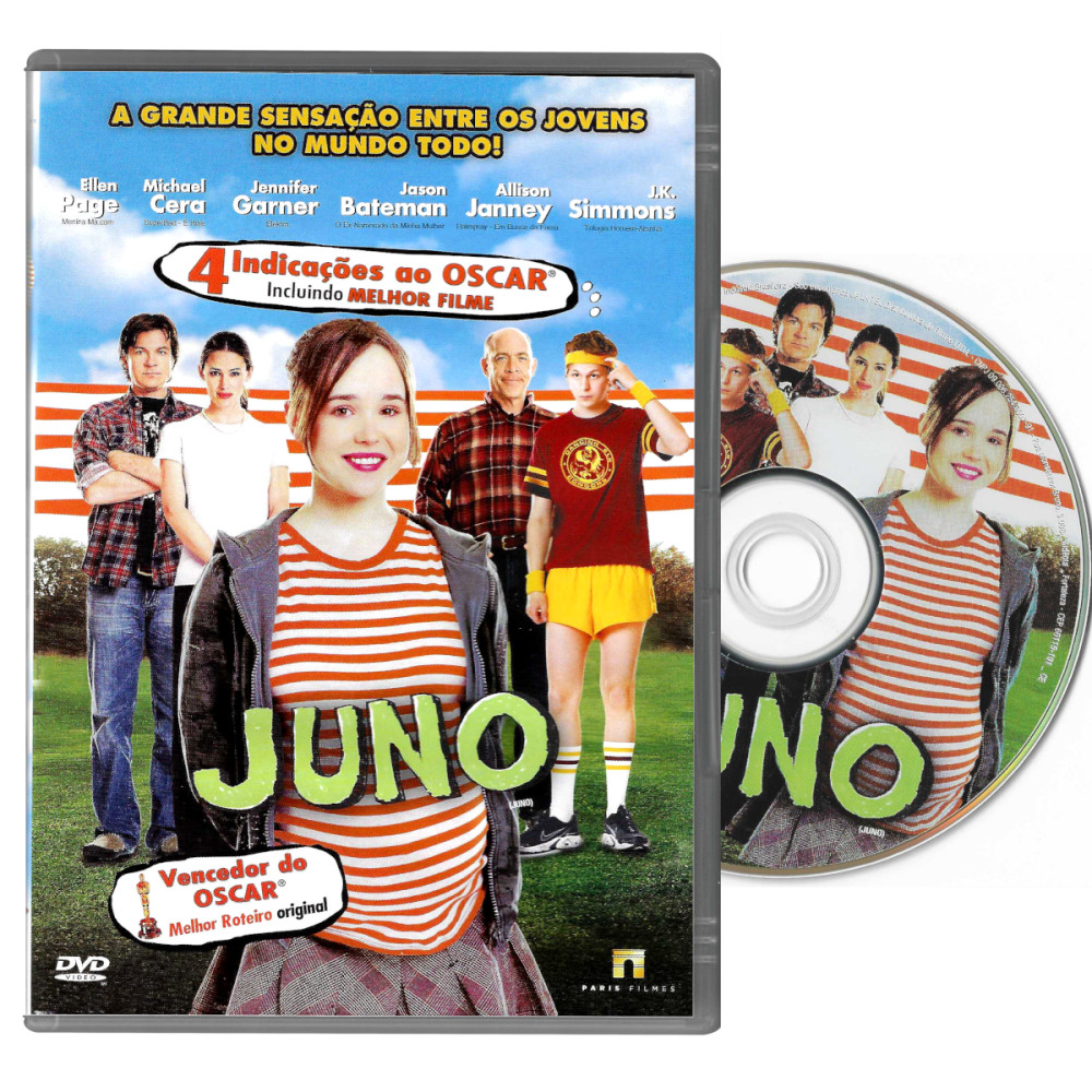 DVD Juno -  Ellen Page Jennifer Garner Michel Cera