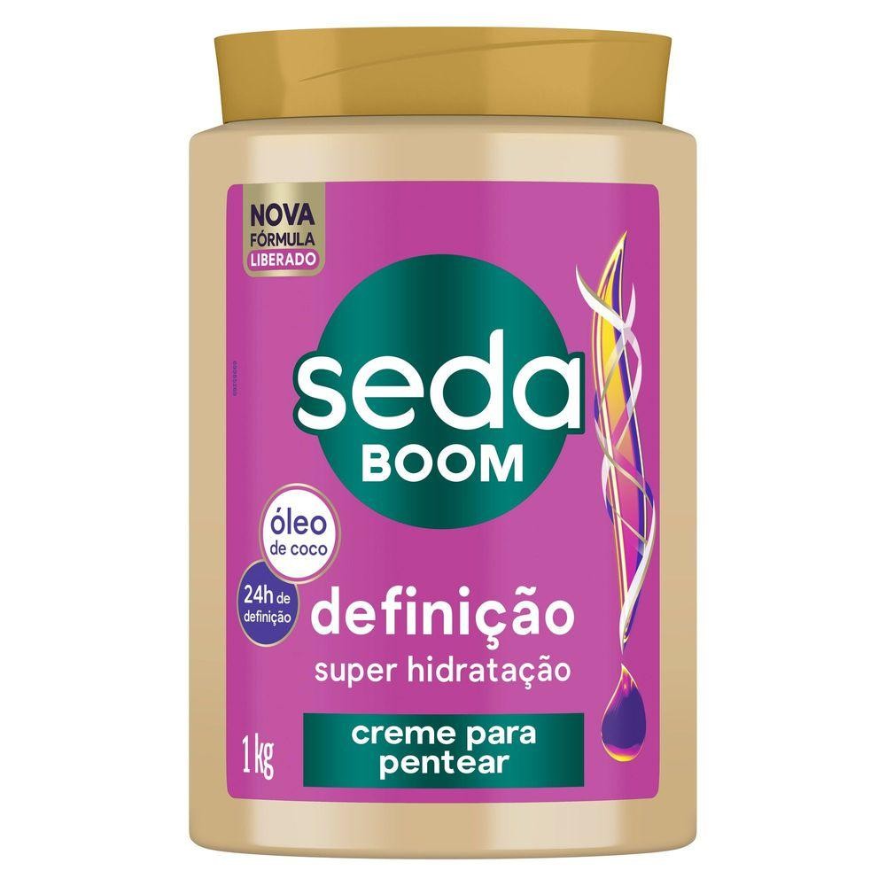 Creme para Pentear Seda Boom Definição Super Hidratação 1 kg em Oferta na Shopee