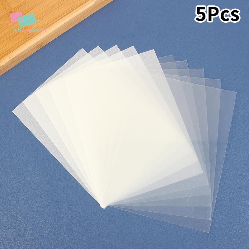 Abongbanghn 5 Peças Folhas De Plástico Retrátil Divertido Filme Termo Translúcidas Em Branco De Arte Papel Para DIY 14.5 em Oferta na Shopee